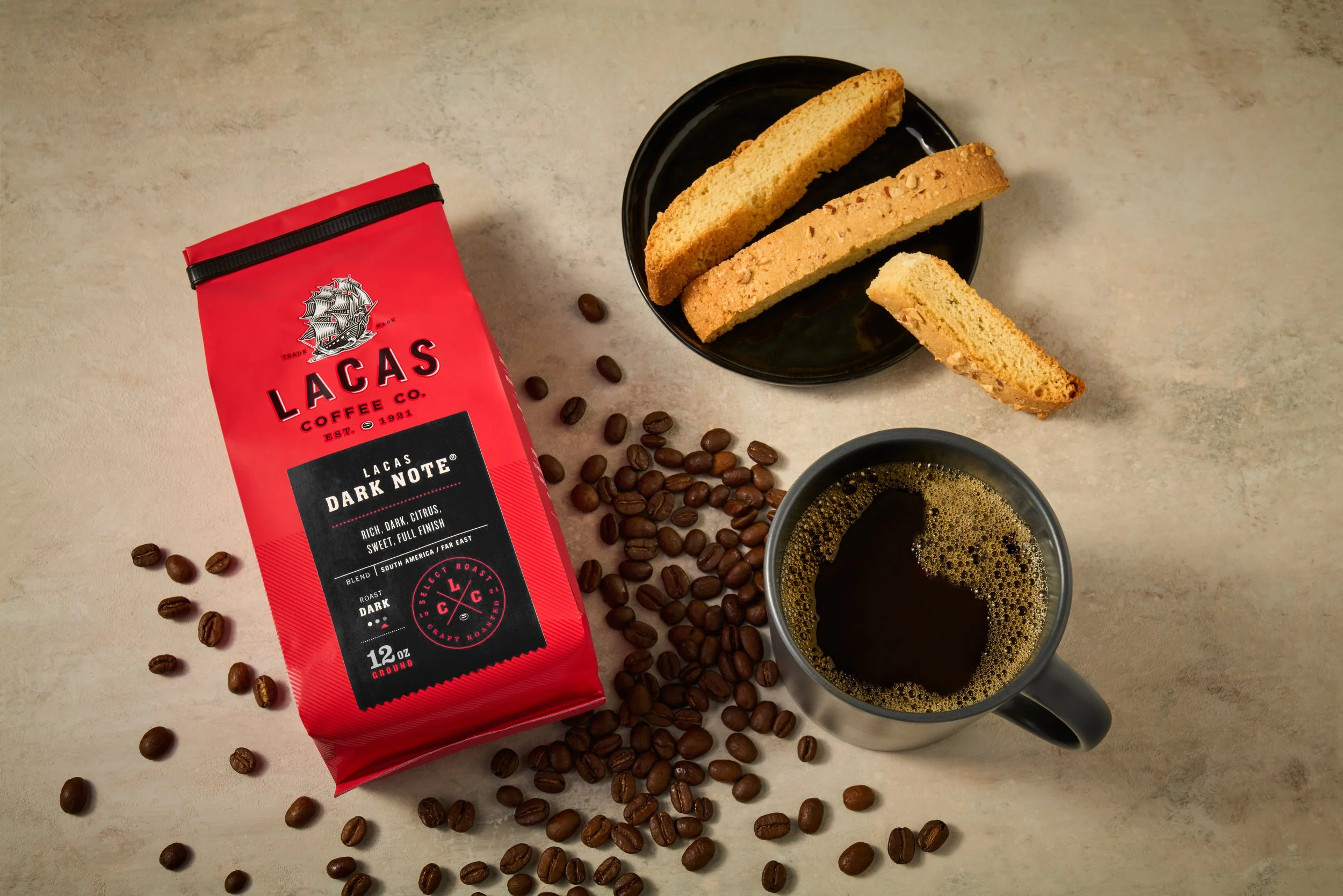 Lacas Dark Note — Lacas Coffee Company